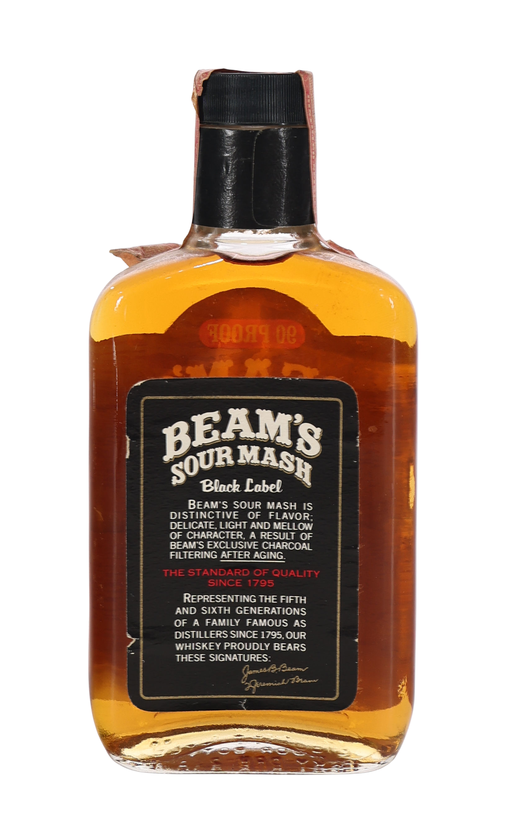 Beam's Sour Mash 101 Month Black Label 200ml 1978 Whiskey